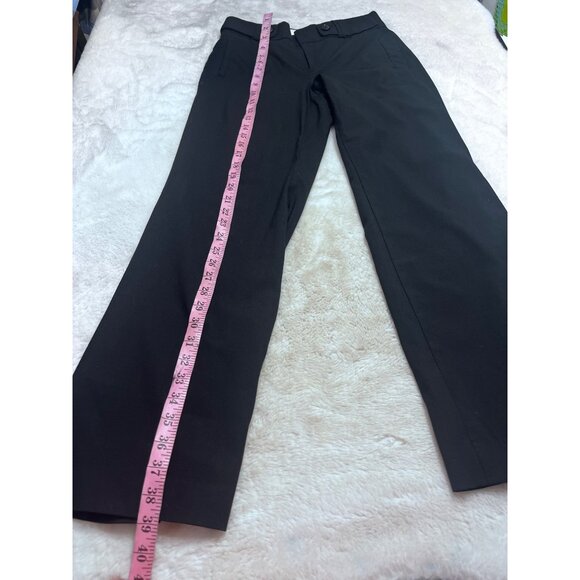 Banana Republic Jackson Fit Womens Black Stretch Pants Size 4P Italy Fabric - Picture 7 of 7
